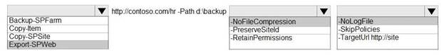 MS-301 dumps exhibit